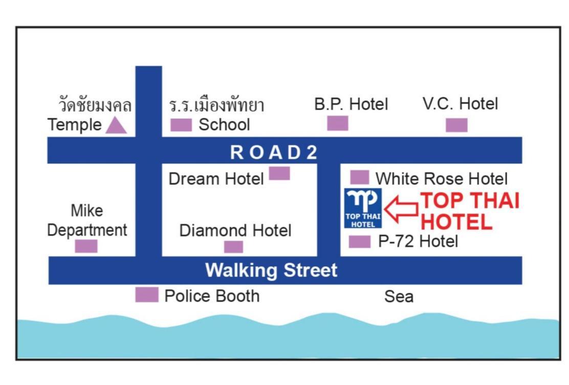 Top Thai Hotel Pattaya Eksteriør billede